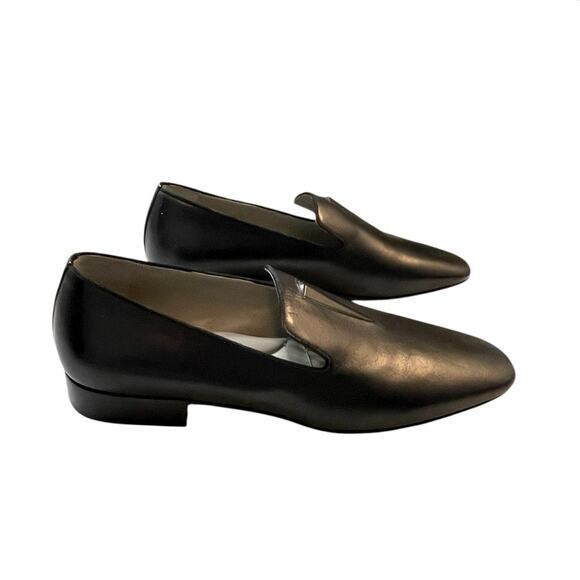 Moses Grace Italian Leather Slip-On Flats | Black | Size 41 | Luxury Designer - Picture 4 of 8